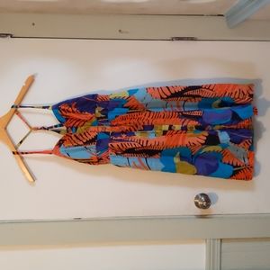 Anthropologie edme & esyllte Tropical Linen dress